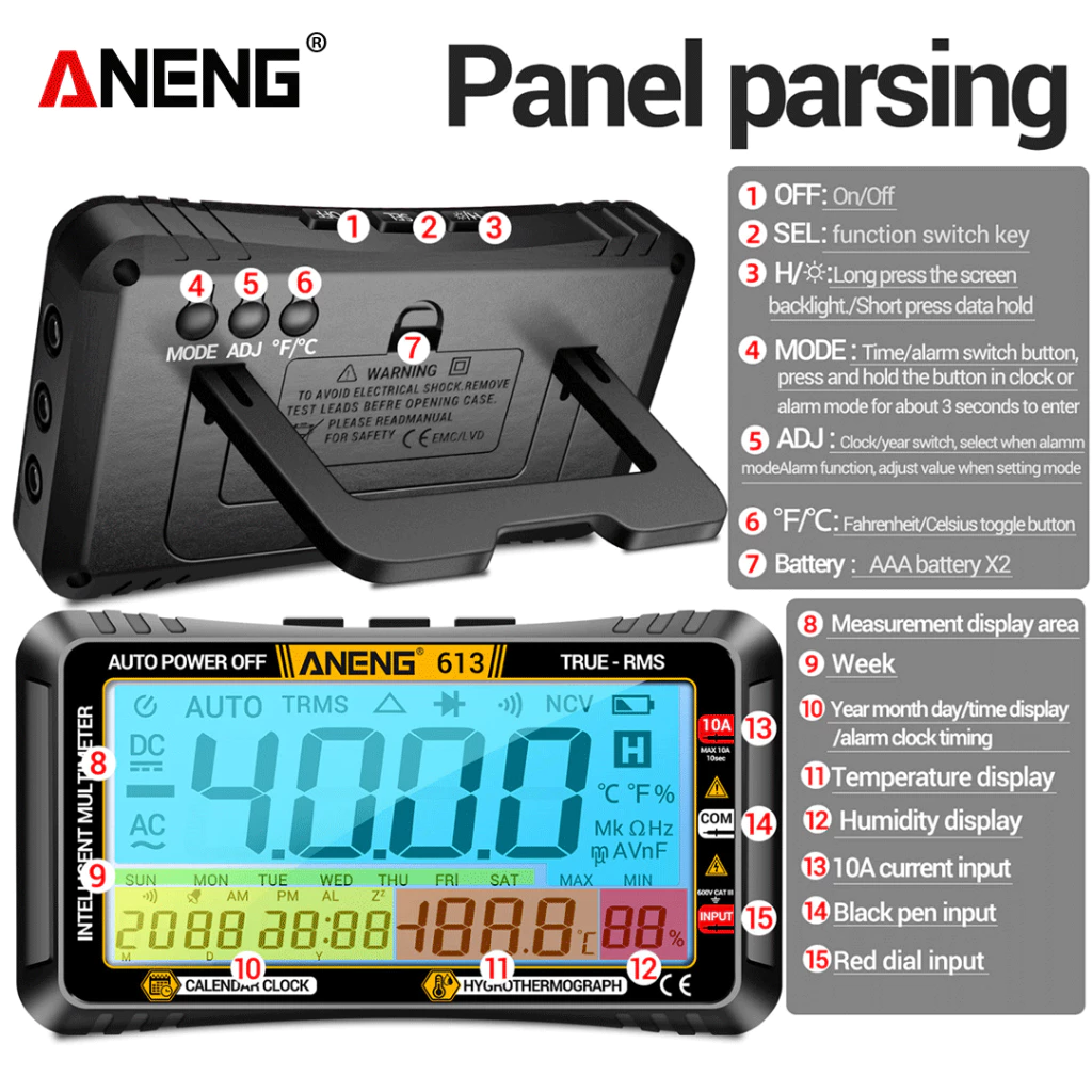 Aneng Multimeters - BOXALOTA